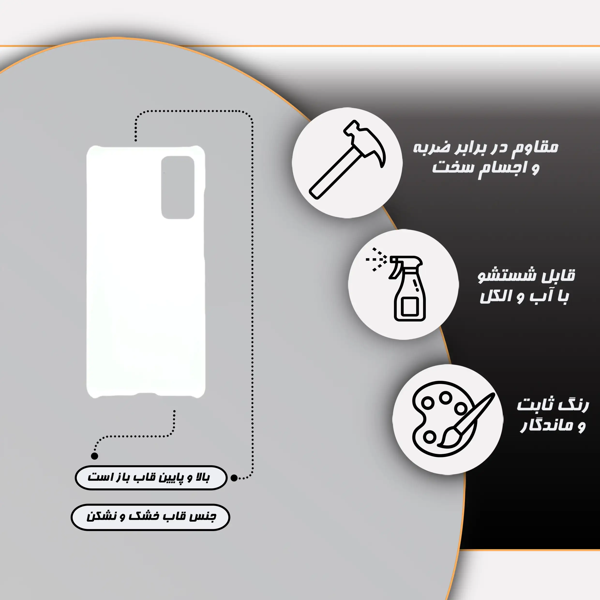 قاب موبایل مناسب برای سامسونگ Galaxy s20 fe - Image 2